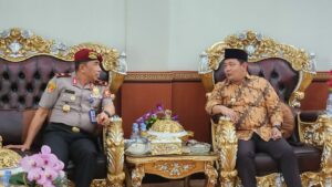 DALAM RANGKA WUJUDKAN KAB.BANTAENG BERSINAR (BERSIH NARKOBA),KEPALA BNNP SULSEL SILATURAHMI KE PJ.BUPATI BANTAENG