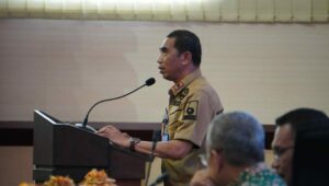 Kepala BNNP Sulawesi Selatan Memberikan Arahan Dalam Rapat Asistensi Pelaksanaan Rencana Aksi Daerah (RAD) Fasilitasi Pencegahan dan Pemberantasan Penyalahgunaan dan Peredaran Gelap Narkotika  dan Prekursor Narkotika di ada Pemerintah di Provinsi Sulawesi Selatan T.A 2024