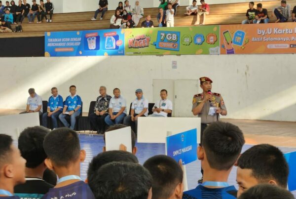 SINERGITAS BERSAMA PT. TELKOMSEL UNTUK MEMBENTUK GENERASI MUDA BERSINAR, KEPALA BNNP SULSEL BERIKAN ARAHAN KEPADA PESERTA “PIALA BY.U 2024”