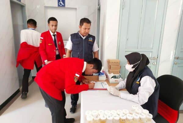 Tim BNN Provinsi Sulawesi Selatan Melaksanakan Deteksi Dini Narkoba Civitas Akademika dan Mahasiswa Baru Fakultas Hukum Universitas Hasanuddin