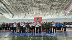 Dalam Rangkaian Peringatan Hari Bhayangkara ke 78, Kepala BNNP Sulawesi Selatan Menghadiri Pembukaan Turnament Bola Voli Kapolri Cup