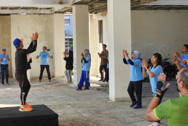 Senam Sehat Anti Narkoba Untuk Menjaga Kebugaran oleh Personil BNNP SULSEL Periode Agustus 2024