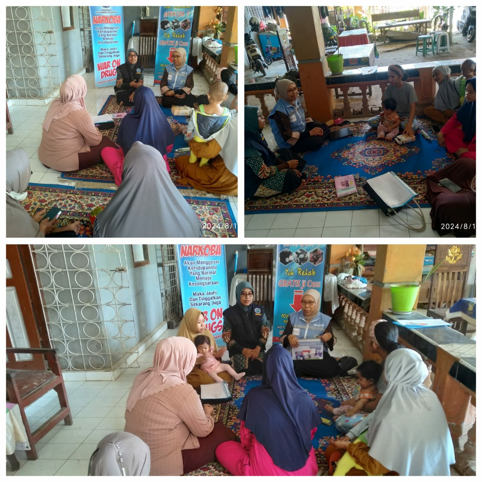 Penyuluhan P4GN Pada Kegiatan Kelas Ibu Hamil UPT Puskesmas Kanjilo di Tacciri Kelurahan Lembang Parang Kecamatan Barombong Kabupaten Gowa