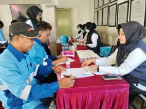 BNN Provinsi Sulawesi Selatan Tes Urine Di Lingkungan Kantor PT Elnusa Petrofin Makassar