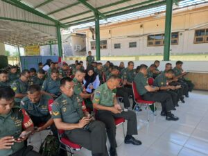 Pendampingan Penginputan Kuesioner Pengukuran Indeks Kawasan Rawan Narkoba kepada Babinsa Jajaran Kodim 1422/Maros