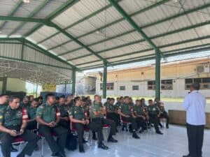 Pendampingan Penginputan Kuesioner Pengukuran Indeks Kawasan Rawan Narkoba kepada Babinsa Jajaran Kodim 1422/Maros