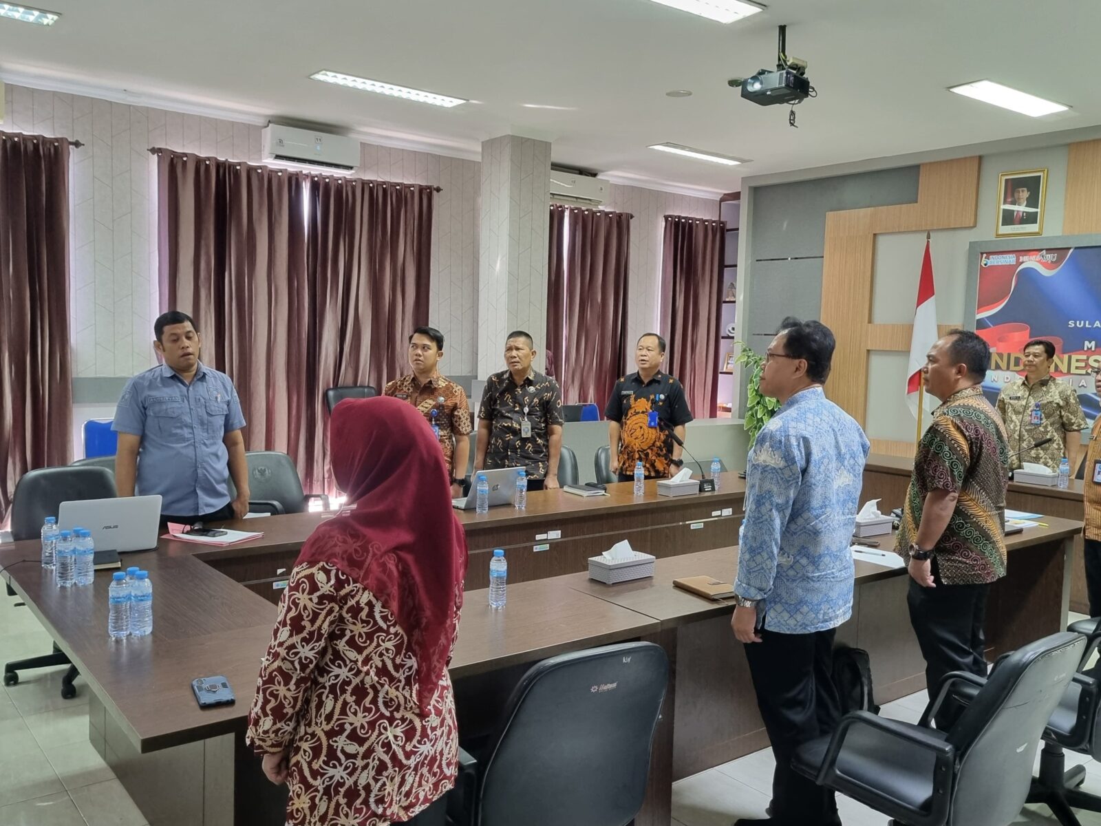BNNP Sulawesi Selatan Mengikuti Kegiatan Rapat Pimpinan (Rapim) Bulanan BNN RI Secara Virtual Periode September 2024