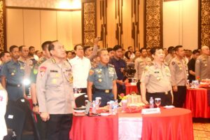 Sinergitas P4GN Bersama Forkopimda Sulsel, Kepala BNNP Sulawesi Selatan Hadiri Kegiatan Rakor Lintas Sektoral Dalam Rangka Kesiapan Pengamanan Menjelang Tahap Kampanye Dan Tahap Pemungutan Suara Pada Pilkada Serentak Tahun 2024 di Wilayah Sulsel