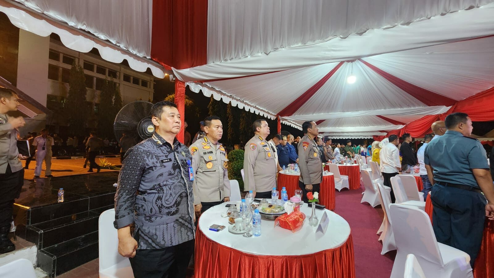 Kepala BNNP Sulawesi Selatan Menghadiri Undangan Penyerahan Satgas Pamwal VIP Cagub Dan Cawagub Pilkada Tahun 2024