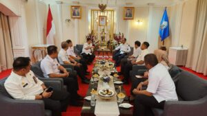 ATENSI PERMASALAHAN NARKOBA DI SULSEL, KEPALA BNN PROV. SULSEL KUNJUNGI PJ.GUBERNUR SULAWESI SELATAN