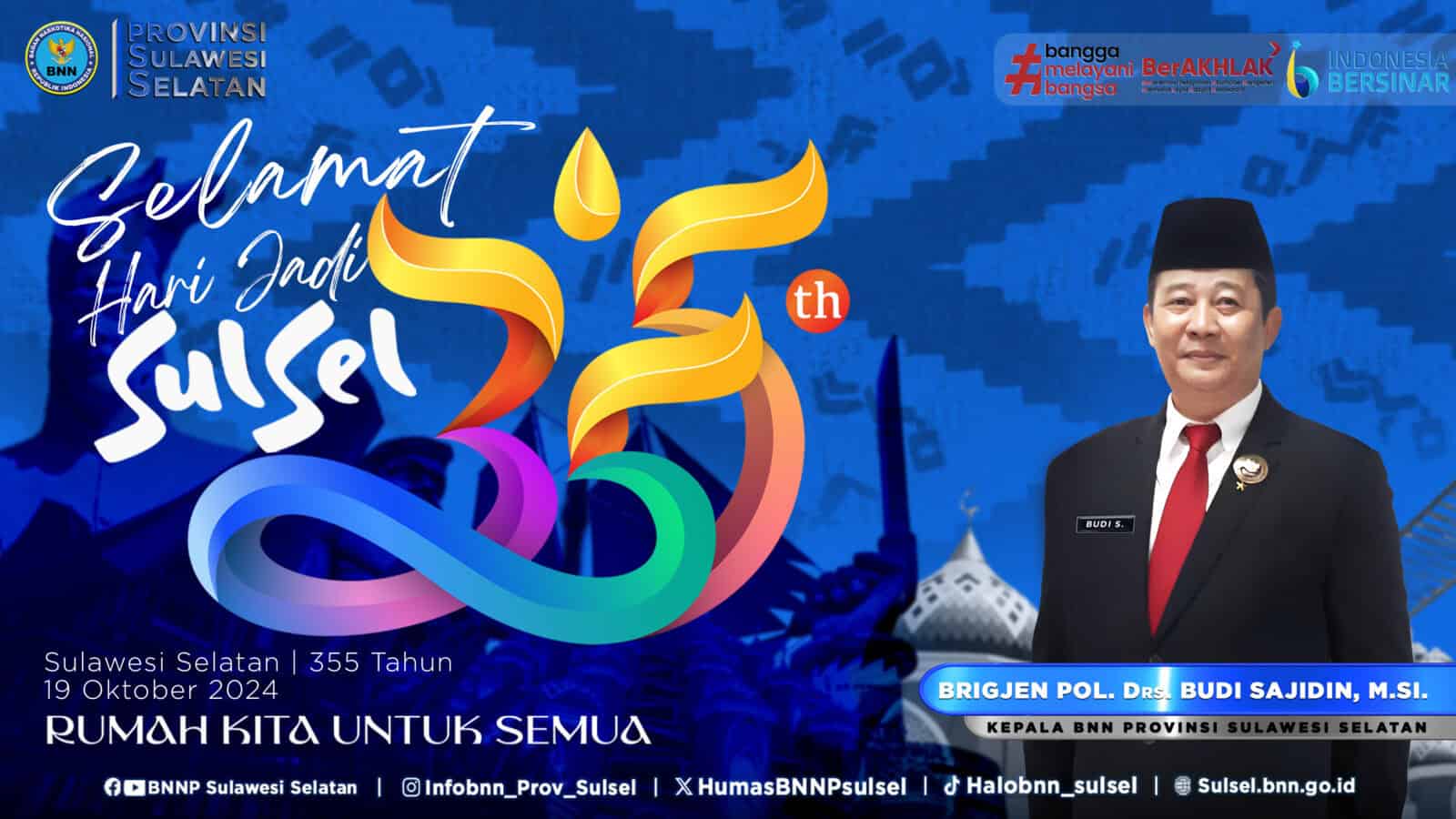 Selamat Hari Jadi Sulawesi Selatan yang ke-355!