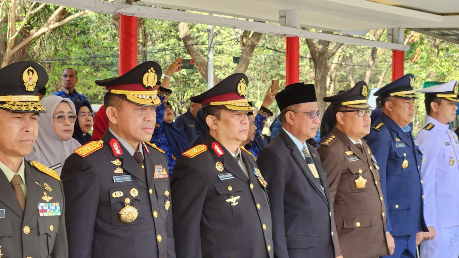 KEPALA BNNP SULSEL BERSAMA FORKOPIMDA PROV. SULSEL MENGIKUTI UPACARA PERINGATAN HARI KESAKTIAN PANCASILA TAHUN 2024