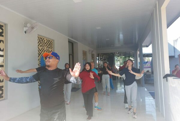 PERSONEL BNNP SULAWESI SELATAN MELAKSANAKAN OLAHRAGA BERSAMA PERIODE OKTOBER 2024