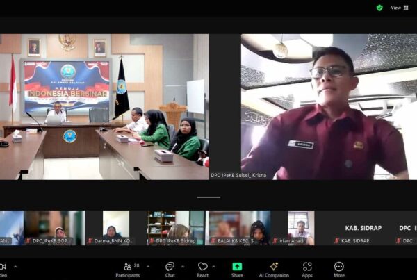 Sosialisasi Pengisian Kuesioner Pengukuran Indeks Kawasan Rawan Narkoba kepada Pengurus IPeKB Sulawesi Selatan