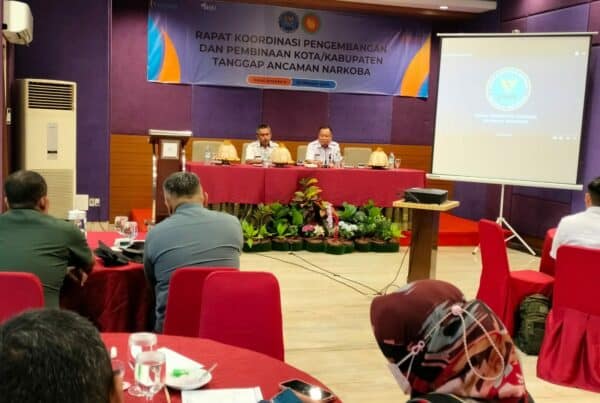 Rapat Koordinasi Pengembangan dan Pembinaan Kota/Kabupaten Tanggap Ancaman Narkoba