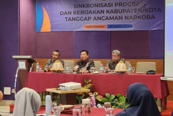 Sinkronisasi Program dan Kebijakan Kabupaten/Kota Tanggap Ancaman Narkoba, Kepala BNNP Sulsel Harapkan SKPD Dapat Menyelaraskan Program P4GN Dengan Program Kabupaten