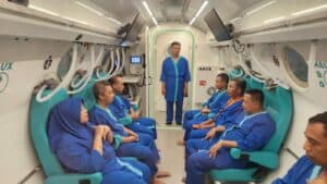 BNNP SULAWESI SELATAN MENGHADIRI ACARA PENGANUGERAHAN BREVET KEHORMATAN KESEHATAN PENYELAM DAN HIPERBARIK