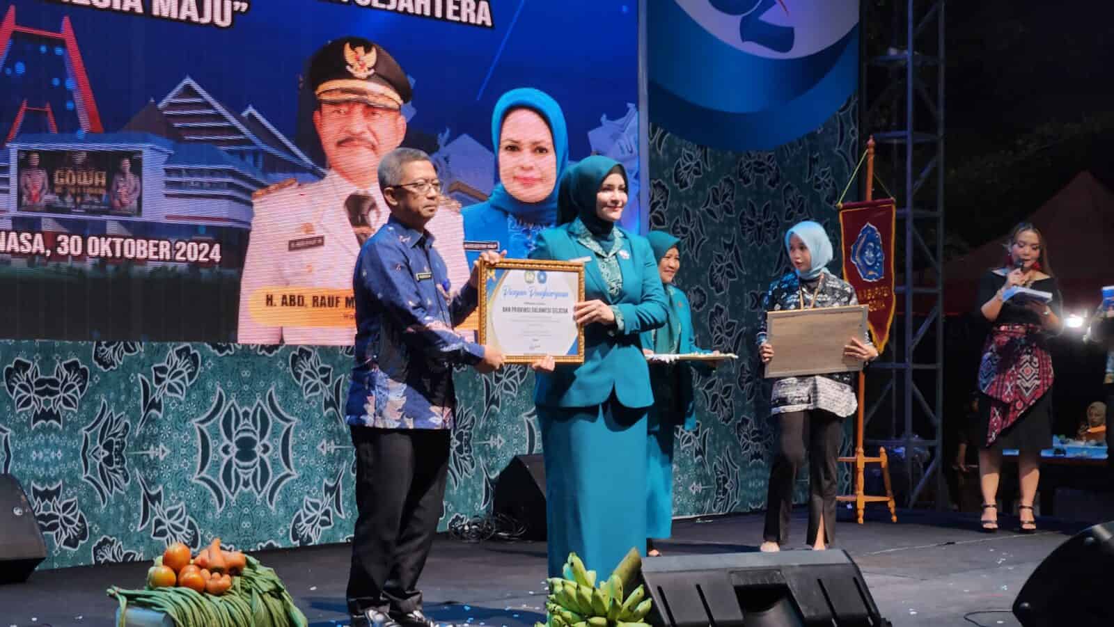 SINERGITAS P4GN, BNNP SULAWESI SELATAN MENGHADIRI PERINGATAN HARI KESATUAN GERAK (HKG) PKK TINGKAT KABUPATEN GOWA TAHUN 2024