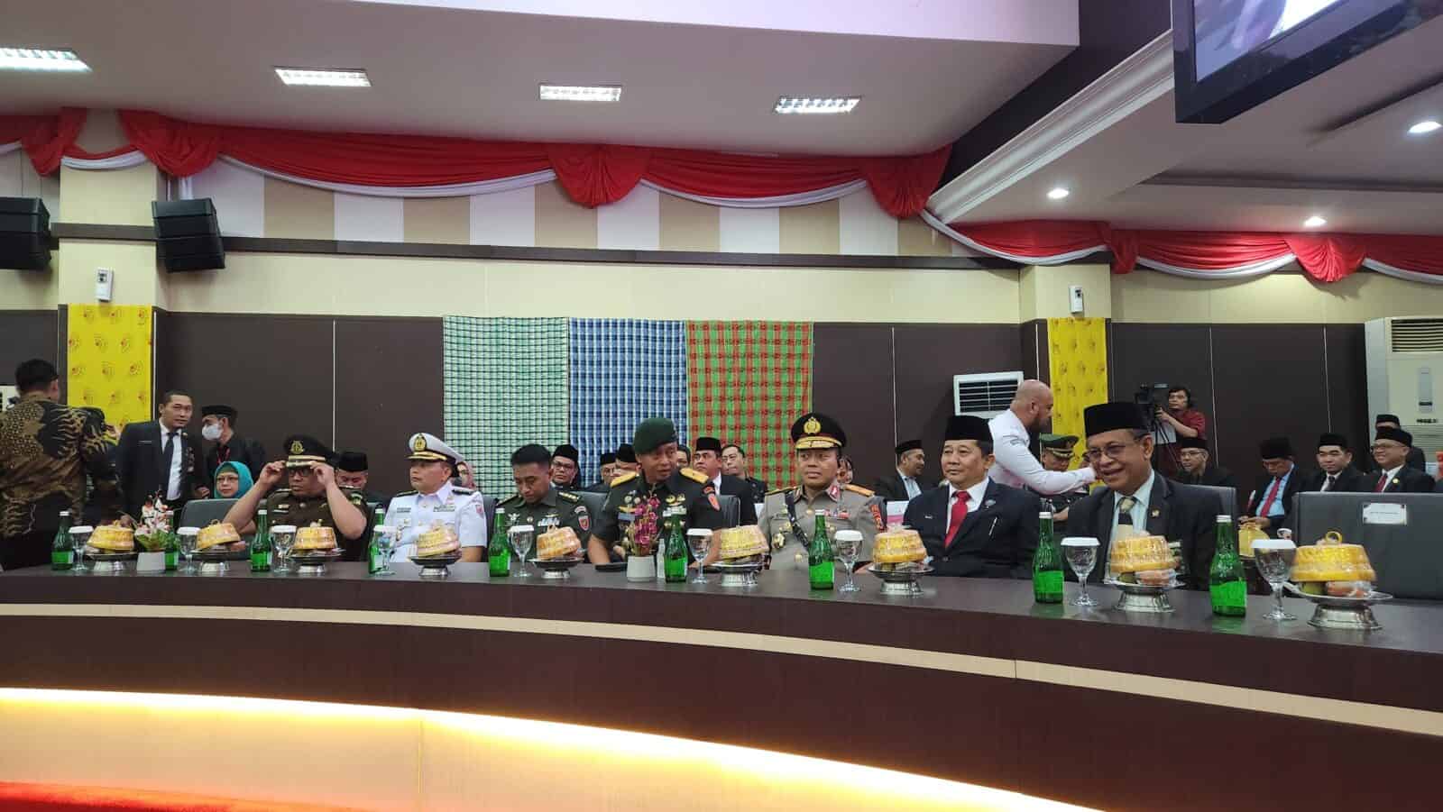 SINERGITAS P4GN,KEPALA BNNP SULAWESI SELATAN MENGHADIRI RAPAT PARIPURNA PENGUCAPAN SUMPAH PIMPINAN DPRD PROV SULSEL MASA JABATAN 2024-2029
