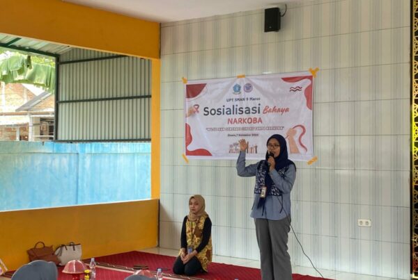 Sosialisasi Bahaya Narkoba UPT SMA Negeri 9 Maros