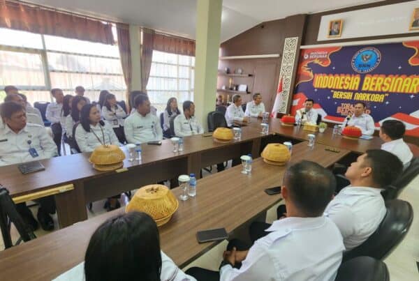Jalin Silaturahmi dan Jaga Kekompakan Personil di Daerah, Kepala BNNP Sulawesi Selatan Kunjungan Kerja ke BNNK Tana Toraja