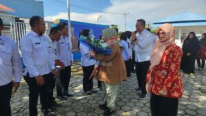 Kepala BNNP Sulawesi Selatan didampingi Ketua DWP BNNP Sulsel Kunjungi BNN Kota Palopo