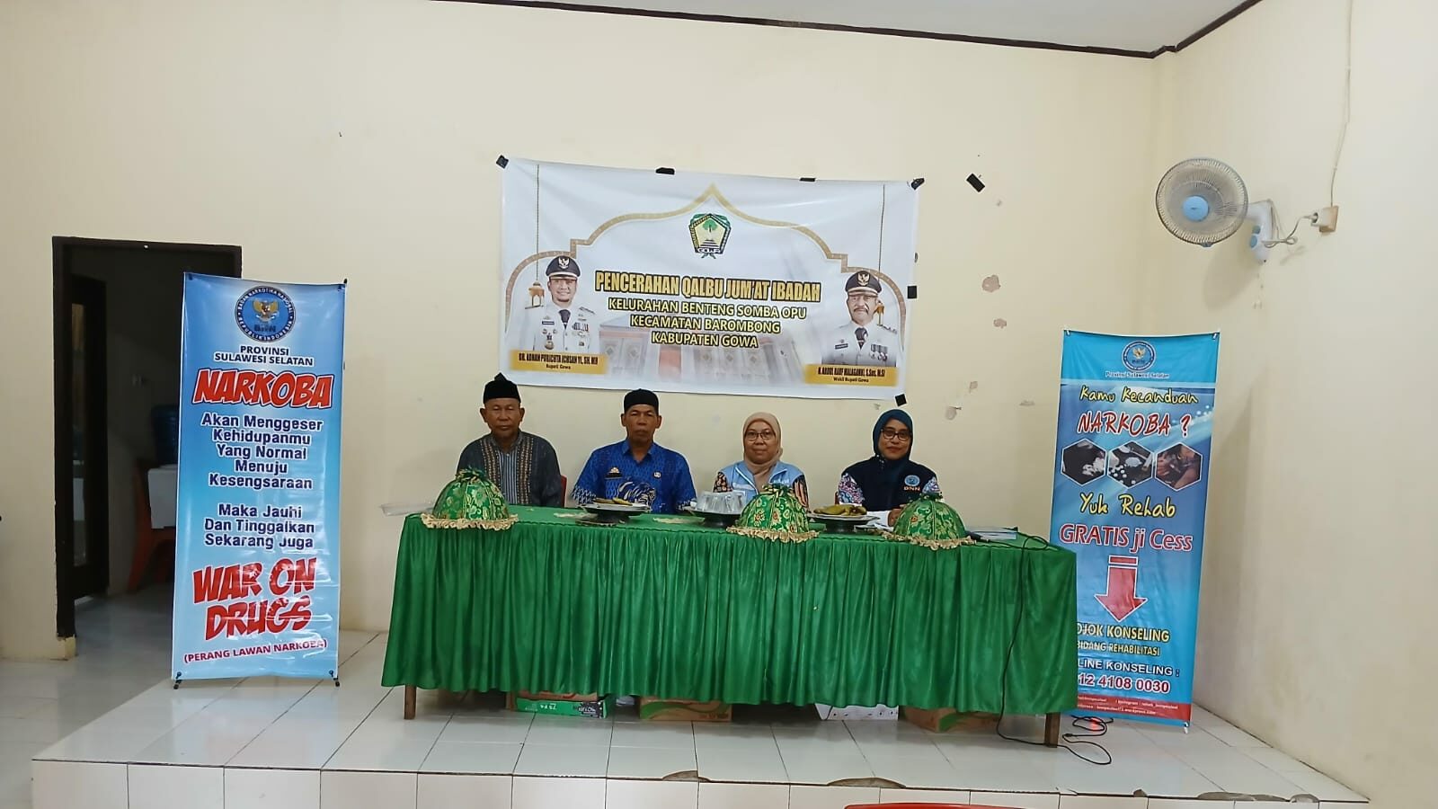 Penyuluhan P4GN Pada Kegiatan Pencerahan Qalbu Jumat Ibadah di Kelurahan Benteng Somba Opu
