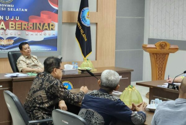 BNNP Sulawesi Selatan Mengikuti Pengarahan Kepala BNN RI Terkait DIPA BNN Tahun Anggaran 2025 Secara Virtual