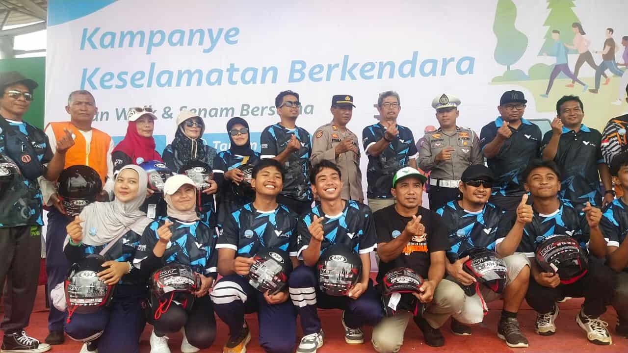 BNN Provinsi Sulawesi Selatan Berikan Sosialisasi Pencegahan Penyalahgunaan Narkotika pada Kampanye Keselamatan Berkendara di Soroako