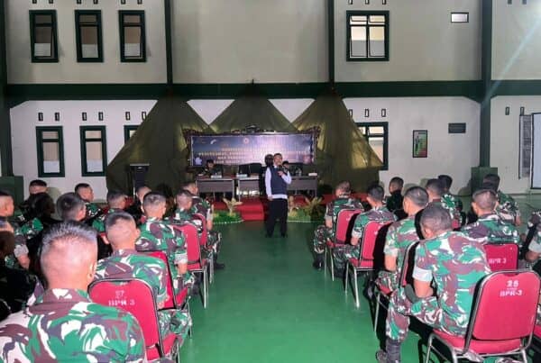 Sosialisasi P4GN di Brigade Infanteri 3/ TBS