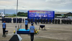 KEPALA BNNP SULSEL HADIRI UPACARA SERAH TERIMA JABATAN DANLANUD HASANUDDIN