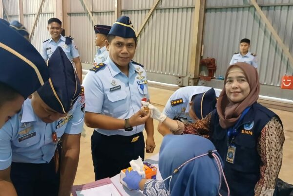 Deteksi Dini Tes Urine Terhadap Personil LANUD SULTAN HASANUDDIN
