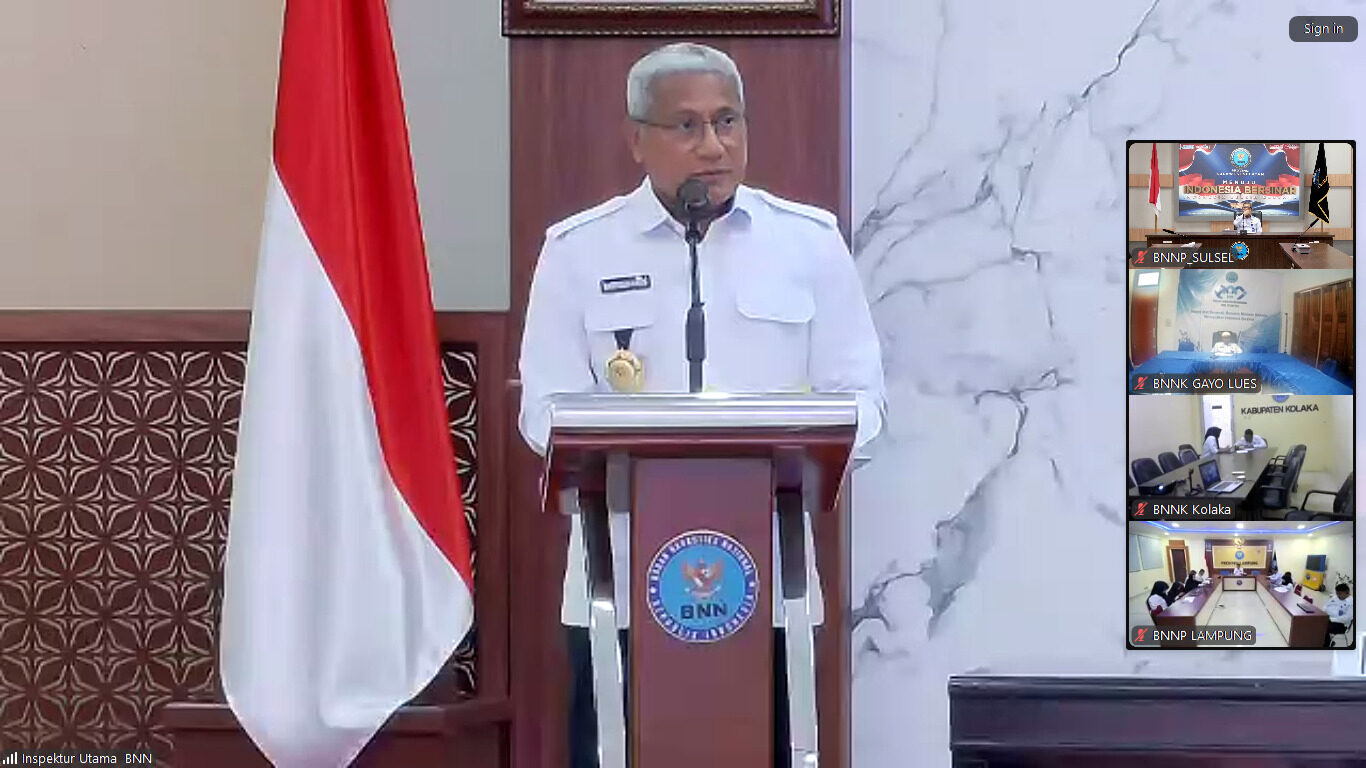 Kepala BNNP Sulawesi Selatan Mengikuti Entry Meeting Pemeriksaan Atas Laporan Keuangan BNN Tahun Anggaran 2024