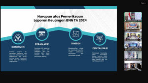 Kepala BNNP Sulawesi Selatan Mengikuti Entry Meeting Pemeriksaan Atas Laporan Keuangan BNN Tahun Anggaran 2024