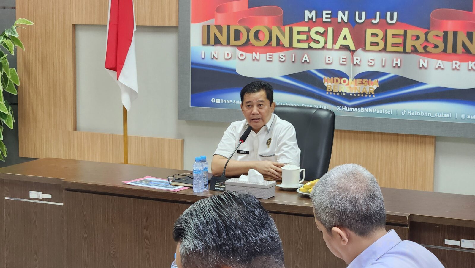 Kepala BNNP Sulawesi Selatan Pimpin Rapat Hasil Tindak Lanjut Musren BNN RI Tahun 2025 Bersama BNNK Jajaran