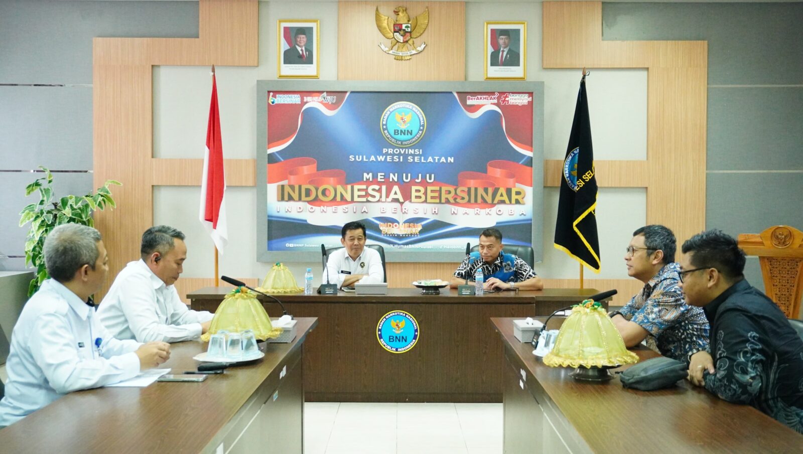 Perkuat Program P4GN di Industri Swasta, Kepala BNNP Sulsel Menerima Kunjungan PT. Mulia Bosco Makassar