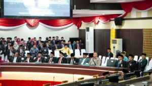 BNNP Sulawesi Selatan Hadiri Acara Serah Terima Jabatan Penjabat Gubernur kepada Gubernur Sulawesi Selatan Terpilih dan Telah Dilantik beserta Penjabat Kepala Daerah di Sulawesi Selatan