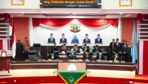 BNNP Sulawesi Selatan Hadiri Acara Serah Terima Jabatan Penjabat Gubernur kepada Gubernur Sulawesi Selatan Terpilih dan Telah Dilantik beserta Penjabat Kepala Daerah di Sulawesi Selatan