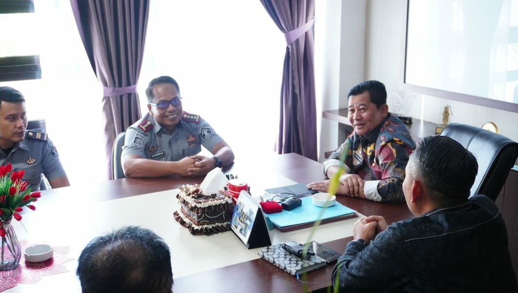 Kepala BNNP Sulsel Menerima Kunjungan Kalapas Narkotika Kelas IIA Sungguminasa