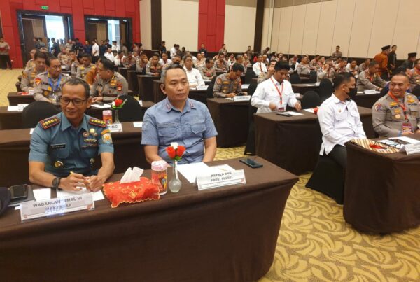 SINERGITAS DAN SUKSESKAN KESIAPAN PAM IDUL FITRI 1446 H, BNNP SULAWESI SELATAN HADIRI RAPAT KOORDINASI LINTAS SEKTORAL