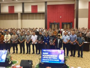 SINERGITAS DAN SUKSESKAN KESIAPAN PAM IDUL FITRI 1446 H, BNNP SULAWESI SELATAN HADIRI RAPAT KOORDINASI LINTAS SEKTORAL