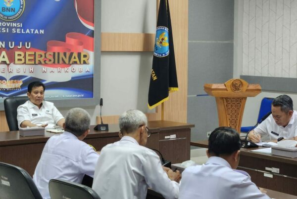 KEPALA BNNP SULSEL BERIKAN ARAHAN TENTANG PERSIAPAN HUT BNN RI DAN KEAMANAN KANTOR MENYAMBUT LEBARAN IDUL FITRI 1446H