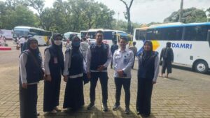 BNNP Sulawesi Selatan Lakukan Sampling Tes Urine terhadap Awak Bus Program Mudik Gratis Andalan Hati Idul Fitri 2025