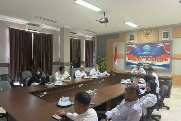 BNNP Sulawesi Selatan Mengikuti Kegiatan Rapat Pimpinan (Rapim) Bulanan BNN RI Secara Virtual Periode April 2025