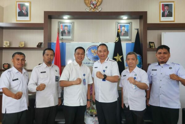 BNNP Sulawesi Selatan Menerima Kunjungan Kepala BNNP DI Yogyakarta