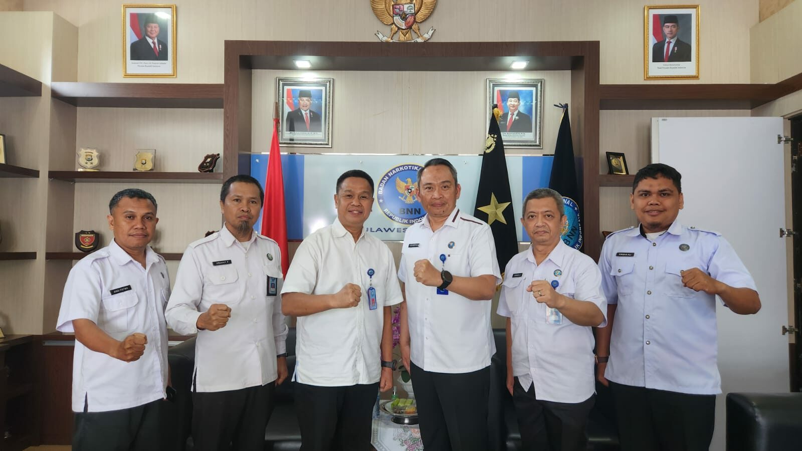 BNNP Sulawesi Selatan Menerima Kunjungan Kepala BNNP DI Yogyakarta