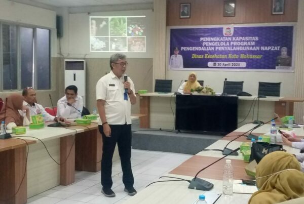 Penyuluh Madya Ishak Iskandar Berikan Sosialisasi P4GN Kepada Fasilitator Dinas Kesehatan Kota Makassar