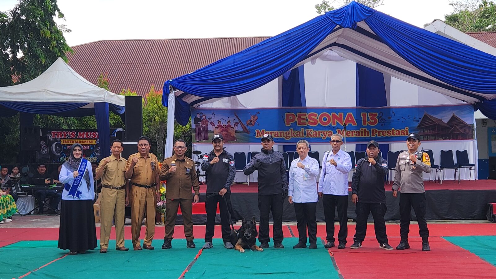 Perangi Narkoba Lewat Seni, BNNP Sulsel Hadiri Event Inspiratif UPT SPF SMP Negeri 13 Makassar