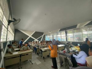 Sosialisasi Pencegahan Narkoba Mahasiswa Magang UNM di UPT SPF SMPN 18 Makasaar