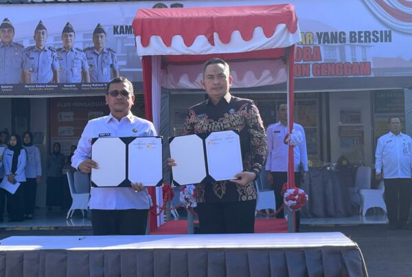 PENANDATANGANAN PERJANJIAN KERJA SAMA P4GN BERSAMA DITJEN PEMASYARAKATAN SULSEL